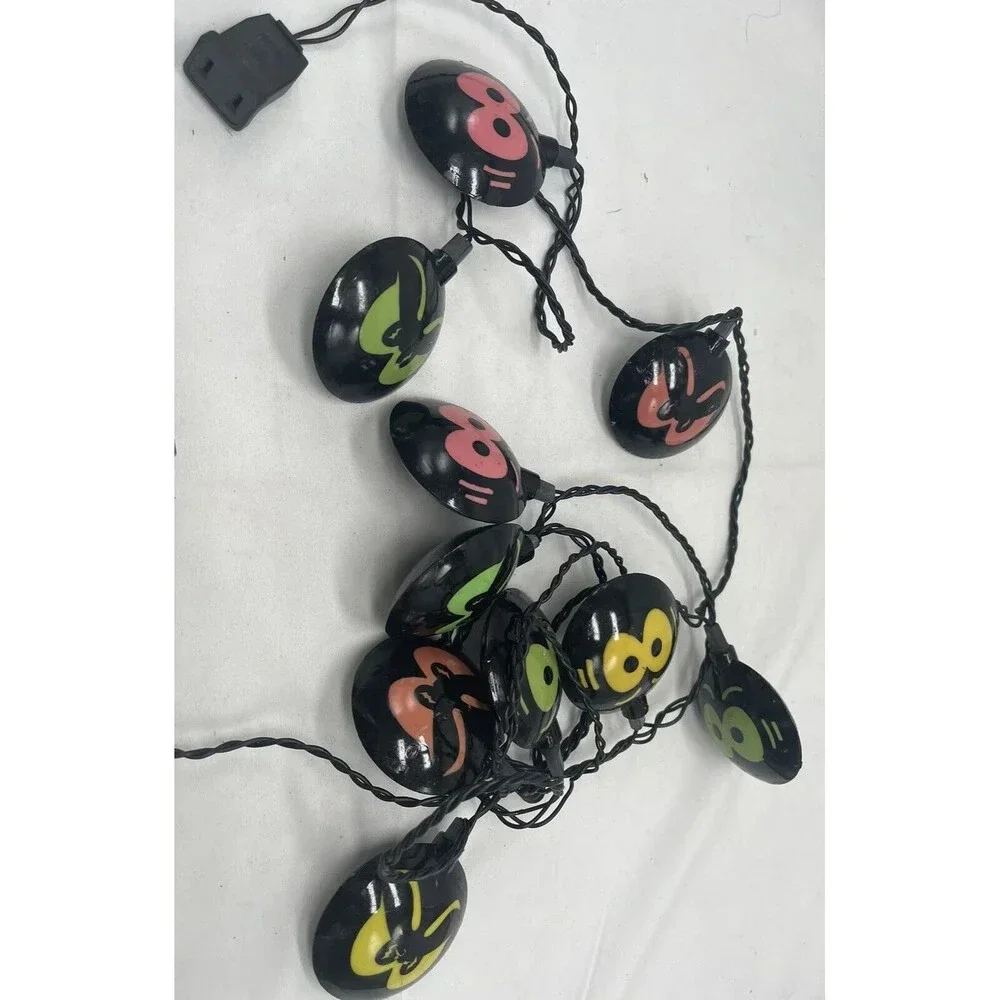 Halloween Light Strands Glowing Eyes And Faces Stackable Strands Novelty Lights
